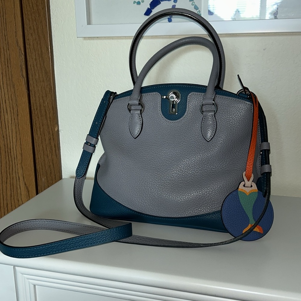 Moynat Paris Josephine bag made in France plus mermaid tag - Picture 2 of 16